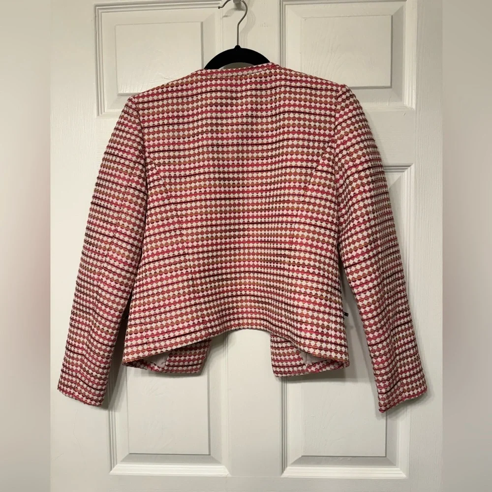 Cropped Pink Pattern Jacket - Picture 2 of 2